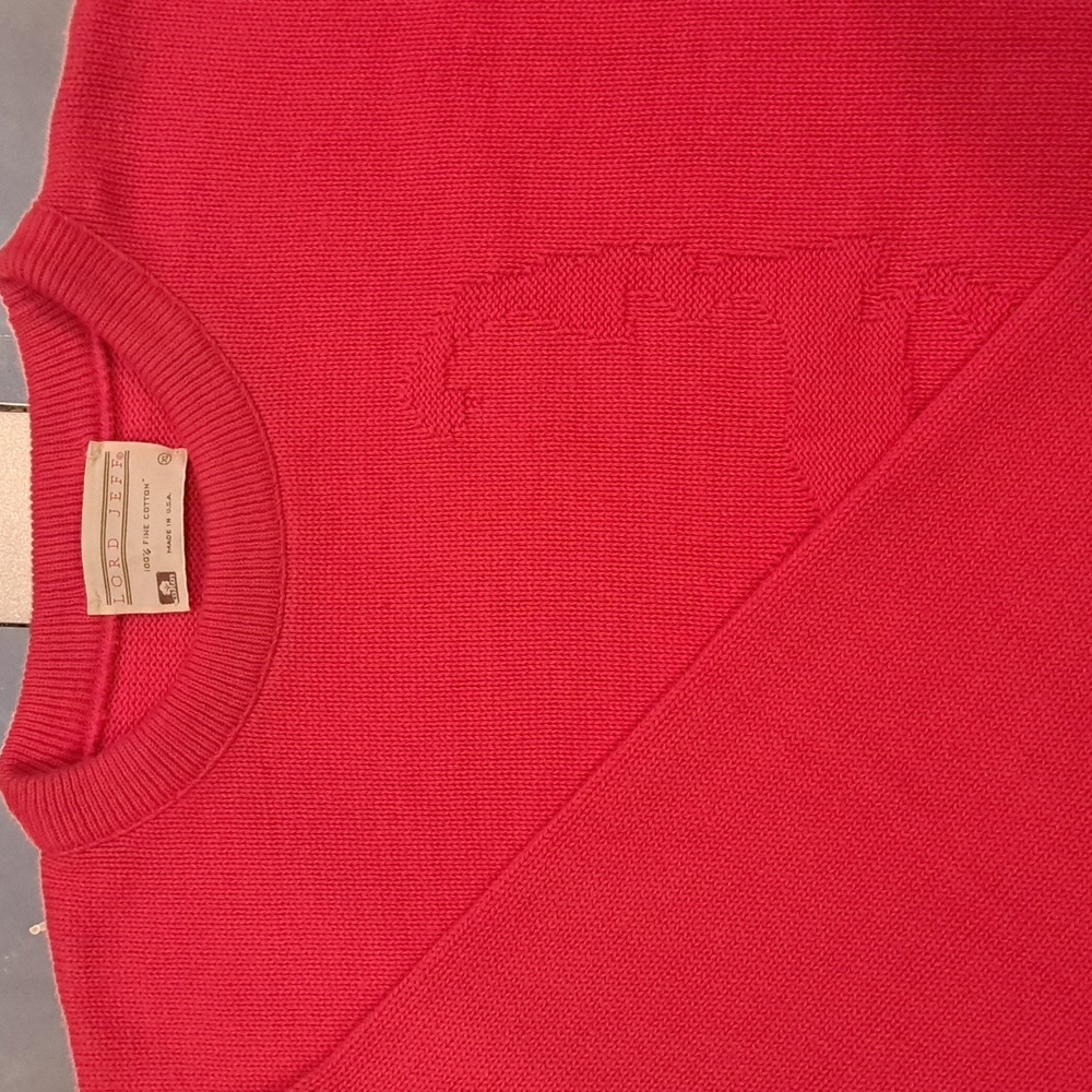 Lord Jeff, Size XL, Pink, Long Sleeve Pullover Sweater
